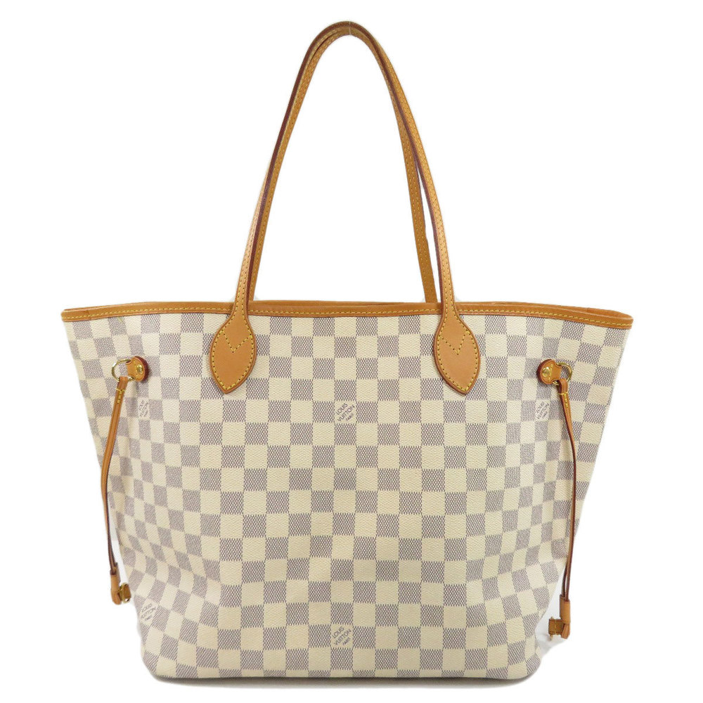 Louis Vuitton Neverfull MM Damier Azure Tote Bag Damier Canvas